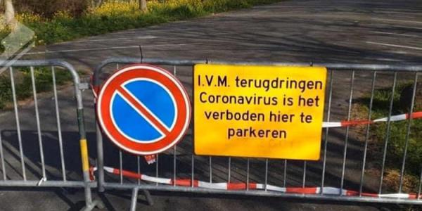 Maatregelen n.a.v. Coronavirus: Parkeerplaatsen gesloten