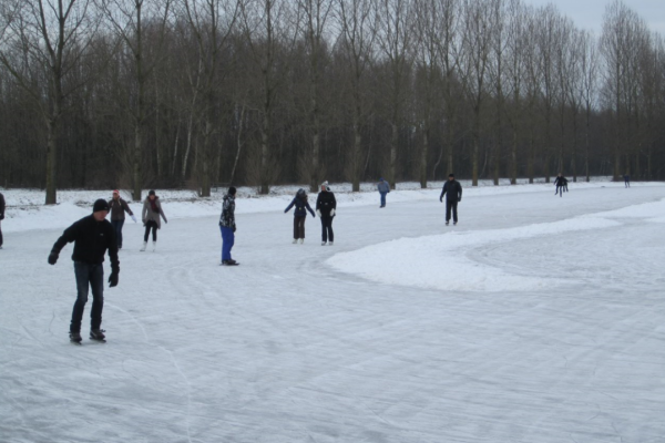 Update over de ijsbaan in Park Hitland