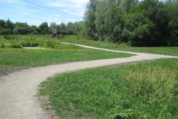 Werkzaamheden in Park Hitland