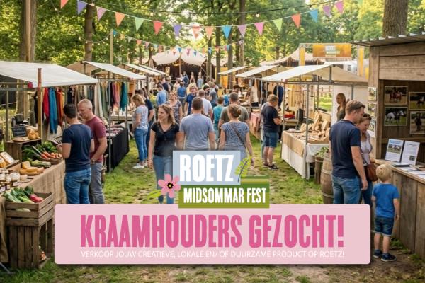 Kraamhouders gezocht ROETZ & GOODZ Market