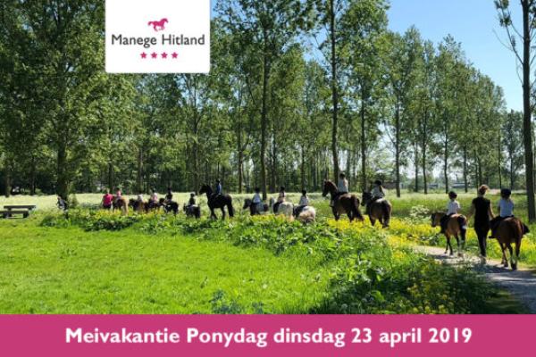 Meivakantie ponydag - Manege Hitland