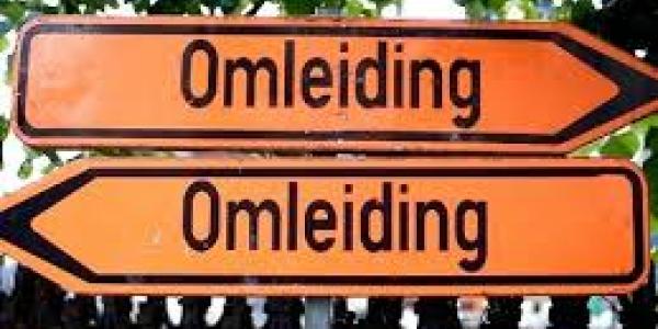 Omleiding doorgaand autoverkeer Hitlandselaan