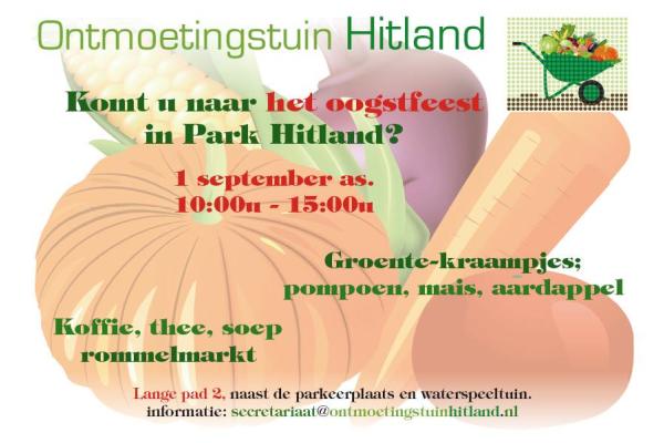 Oogstfeest bij Ontmoetingstuin Hitland