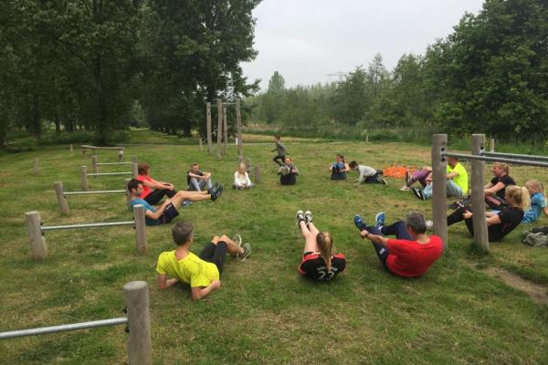 Zaterdagochtend Bootcamp in Park Hitland