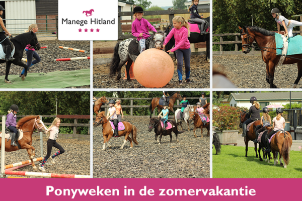 Ponyweken zomervakantie 2022 (1) - Manege Hitland