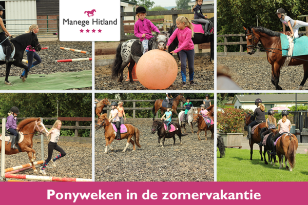 Ponyweken zomervakantie 2022 (3) - Manege Hitland